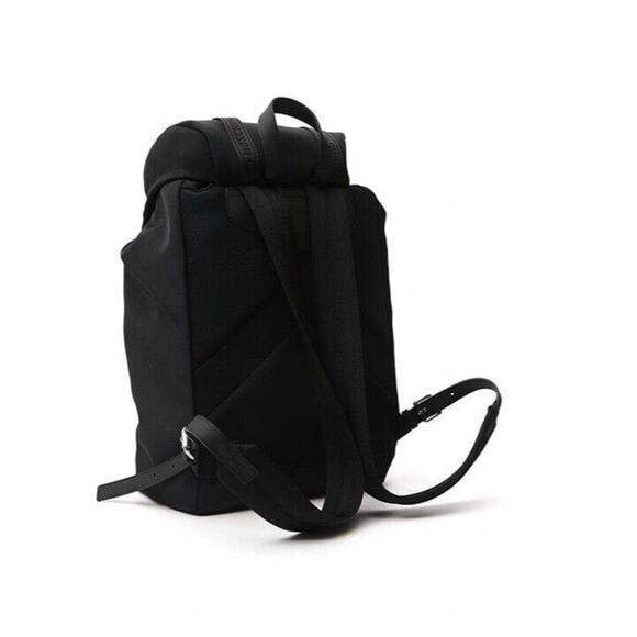 Moschino Uomo Logo Print Black Backpack - Picture 7 of 8